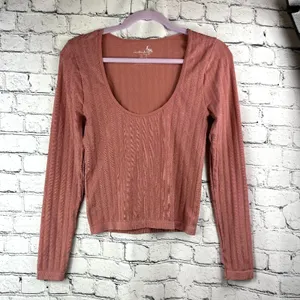 Free People Lucky You Layering Top Blush Size M/L thumbnail 11