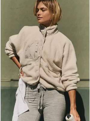 Free People Hit the Slopes Fleece Jacket thumbnail 1