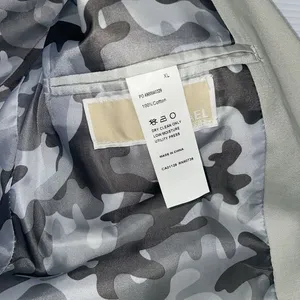 Michael Kors Men's Gray Snap Button Cotton‎ Sports Blazer thumbnail 7