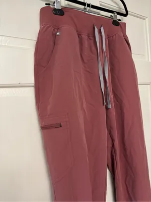 Figs Zamora Joggers Mauve Dusty Rose Jogger Scrub Pants Size Large Petite Scrubs thumbnail 4