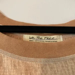 We The Free Game Time Tee Pink White Oversized Baseball Shirt Loungewear Small thumbnail 2