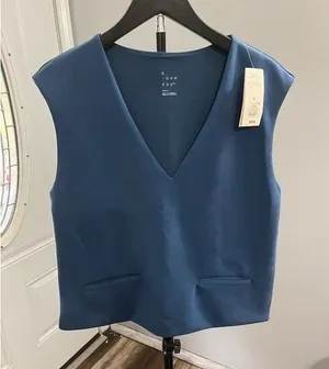 A new day blue vest shirt thumbnail 1