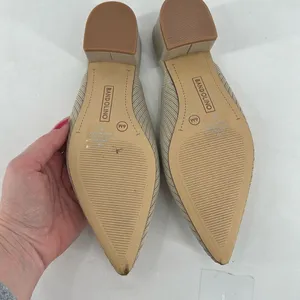 NWOT Bandolino Women's Teddy Knit Slip On‎ Mule Heels Tan Size 9 thumbnail 7