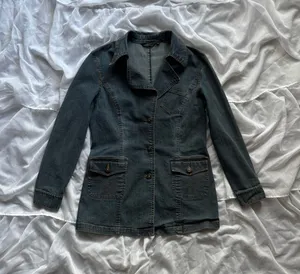 Vintage Y2K Weles Blue Denim Jacket thumbnail 1