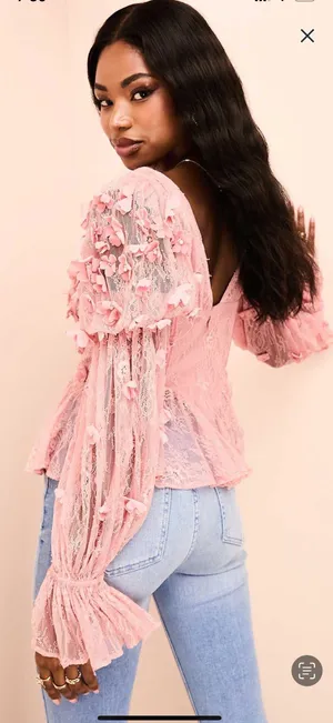 ASOS Corset Mesh Top thumbnail 2