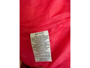 **SALE TODAY ONLY** DKNY pink hooded puffer jacket with faux fur trim thumbnail 9