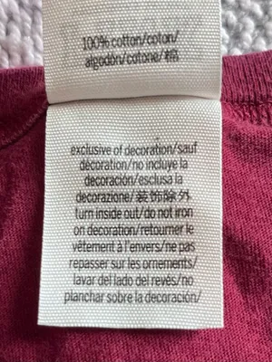 PINK VICTORIA’S SECRET Burgundy Graphic Short Sleeve Shirt Medium thumbnail 5
