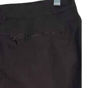 Nike Pants Womens Size L Black Zip Pockets Zip Away Hem Mid Rise Sports Comfort thumbnail 10