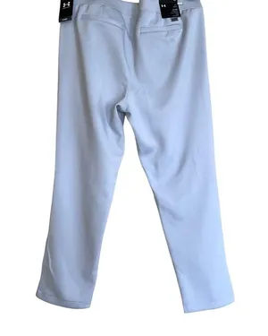 NWT UNDER ARMOUR Women's UA Links Pull-On Golf Pants in Halo Grey XXL thumbnail 9
