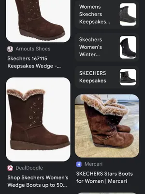 Skechers keepsake eyelet cut brown suede chelsea boots size 8 ladies boho chic thumbnail 10
