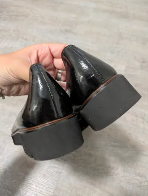 Paul Green Black Patent Leather Carmel Loafers Size 6.5 thumbnail 5