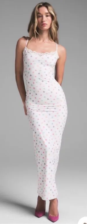 SKIMS Candy Heart Everyday Slip Dress XL Limited Edition thumbnail 1