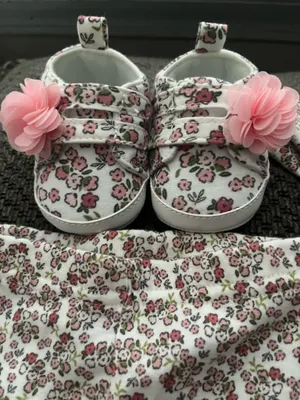 Flower onesie Pink Size newborn thumbnail 2