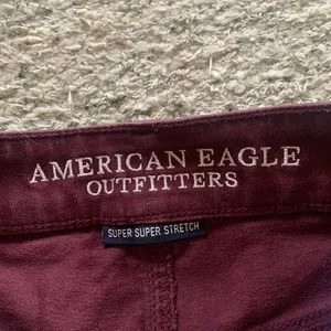 American Eagle Outfitters | Maroon Hi Rise Shortie thumbnail 6