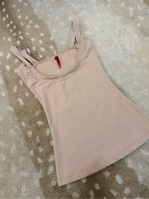 SPANX Nude Scoop Neck Shaping Tank Top Cami Compression Sleeveless M thumbnail 4