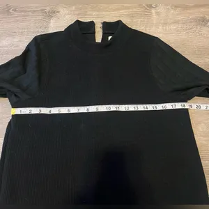 Madewell Long Sleeve Black Shirt Women’s M NC638 NWT thumbnail 2