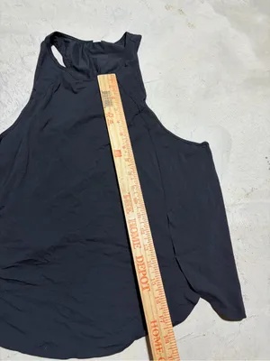 Lululemon Black athletic Racerback Tank Top activewear thumbnail 5