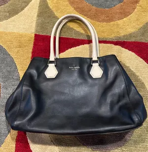 Kate Spade New York Catherine Street Wensley Leather Shoulder Bag Purse Black thumbnail 1