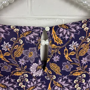 Universal Thread Purple Floral Smocked Dress Size 2X thumbnail 9