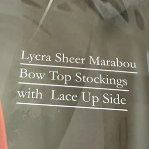 Leg Avenue Marabou Thigh Highs thumbnail 3