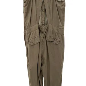 Free People Roaring Rayon Utilitarian jumpsuit Olive Green Drawstring Size‎ 4 thumbnail 11