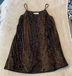 Peach Love California Animal Printed Dress thumbnail 2