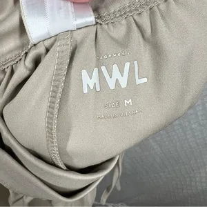 Madewell MWL Tan‎ Cream Flex Wrap Skort thumbnail 7