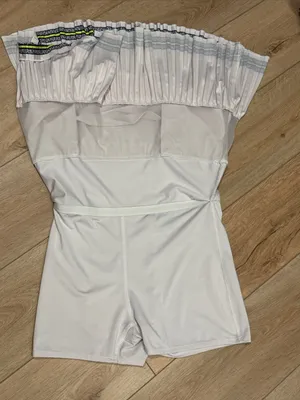 Lucky in Love- White Pleated Tennis Skirt with Trim thumbnail 4