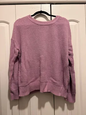 Pact 100% Organic Cotton Lilac Sweater thumbnail 2