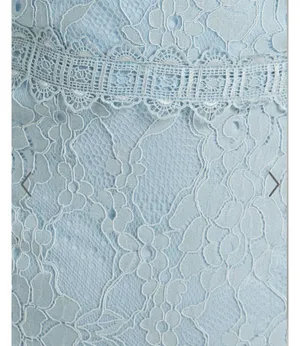 Showpo LEURAH SWEETHEART ASYMMETRIC MIDI DRESS IN PALE BLUE thumbnail 3