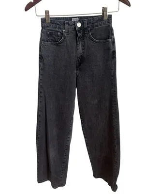 Toteme Flare Fit Jeans in black grey wash 23 thumbnail 4