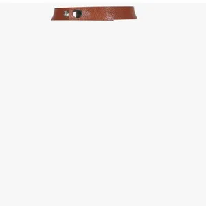 Brown Leather Harness with Silver Rings NEW thumbnail 5