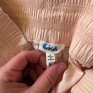 Aerie High Waisted Wide Leg Cargo Pants in Light Pink Size Women’s XS Regular thumbnail 6