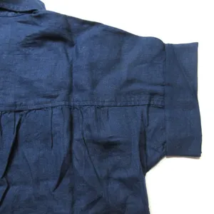 NWT J.Crew Relaxed-fit Short-sleeve Navy Baird McNutt Irish Linen Shirtdress S thumbnail 6