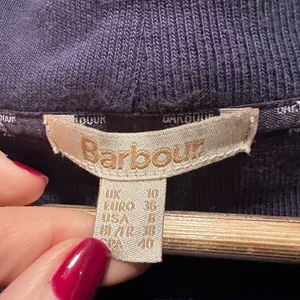 Barbour Women’s Navy Blue‎ White Striped Cotton Rief Sweatshirt Size 6 thumbnail 3