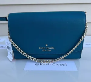 Kate Spade New York Dark Peaco Carson Crossbody Purse thumbnail 2