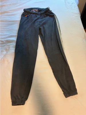 Aviator Nation Sweatpants 5 Stripe Grey thumbnail 1