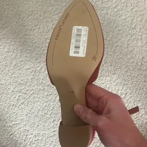 Gibson Latimer Red Heels with Ankle Strap and Chunky Heel thumbnail 8