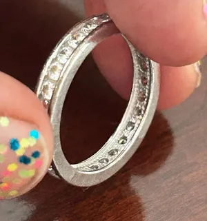 Ring 925 sterling silver size 8 thumbnail 1