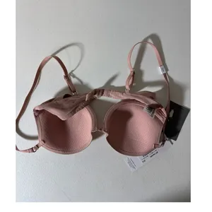 Calvin Klein NWT 32B Sculpt Lightly Lined Demi Bra Pink 2-Way Convertible Straps thumbnail 3