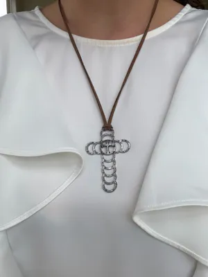 Cross Necklace Silver thumbnail 3