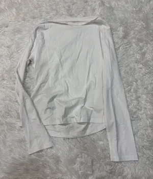 Abercrombie & Fitch Soft Modal Blend Slash Top White thumbnail 1
