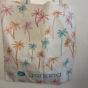 NWOT: Gorjana Palm Tree Prince Canvas Tote Bag thumbnail 9