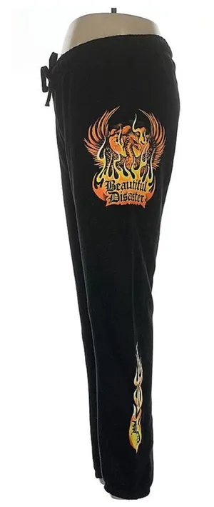 Beautiful Disaster Sweatpants large Black thumbnail 1