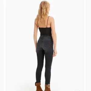 Mother High Waisted Looker Skinny Jeans in Coffee, Tea, Or Me thumbnail 3