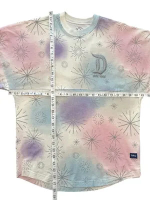 Mickey & Friends 100 yr Anniversary Pastel tie dye Disneyland spirit jersey XS thumbnail 16