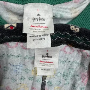 Hanna Andersson Large Pajama Set Harry Potter Fair Isle Organic Cotton Sleepwear thumbnail 8