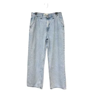 Abercrombie Fitch High Rise Loose Jeans Light Wash Size 30/10 Denim thumbnail 2
