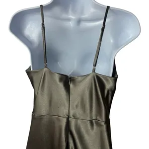Birdy Grey Mai Dress In Shiny Satin Quartz Special Occasion Bridesmaid Event‎ M thumbnail 7