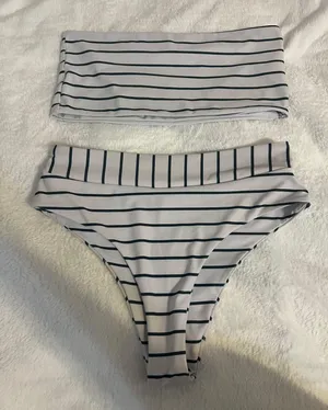 Striped bikini set Multi thumbnail 1